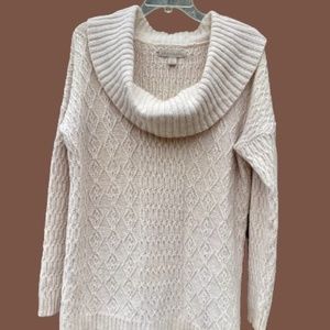 Laura Ashley Wide Cowl Sweater Multi-stitch